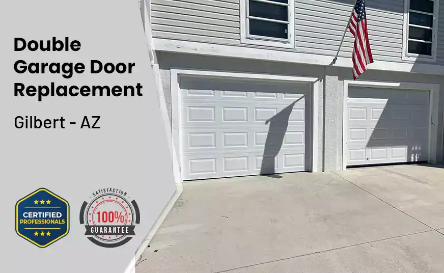 Double Garage Door Replacement Gilbert - AZ