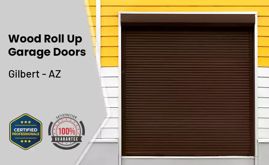 Wood Roll Up Garage Doors Gilbert - AZ 